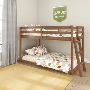 Now Furniture Low Bunk Bed for Kids, Twin over Twin, Engineered Wood - 1 of 4