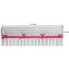 Bacati - Damask Pink/Choco Long Rail Guard Cover - 4 of 4