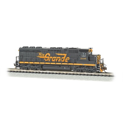 Bachmann Trains 66453 N Scale 1:160 Rio Grande #5336 EMD SD45 DCC Sound Equipped Diesel Train for Hobbyists Ages 14 and Up, Black and Yellow