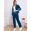 Jess by Meiko Women's Slim Fit Velour Tracksuit Set 2 Pieces - 2 of 4
