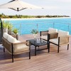 Chic Crate-Multi-Person Outdoor Sectional Sofa & Accent Table – Weatherproof Multi-Use (Garden, Balcony, Patio), Durable Design - 2 of 4