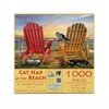Sunsout Cat Nap at the Beach 1000 pc   Jigsaw Puzzle 30112 - 3 of 4