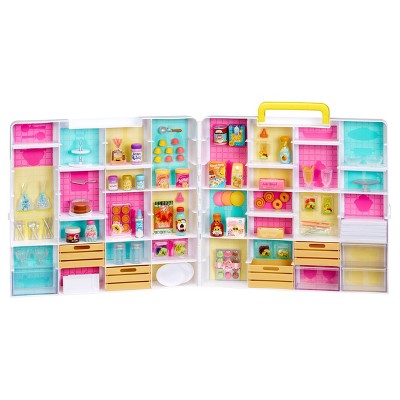 Case for Mini Brands Toys Series 1 2 3 Mystery Capsule Real Miniature Collectible Kit, Storage Organizer Holder for Mini Mart Collection (Box Only)