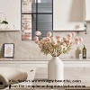 Attop Beige Fake Flowers Silk 10 Stems With Eucalyptus Artificial Mums Long Stem Tan Nude Cream Neutral Floral - 2 of 4