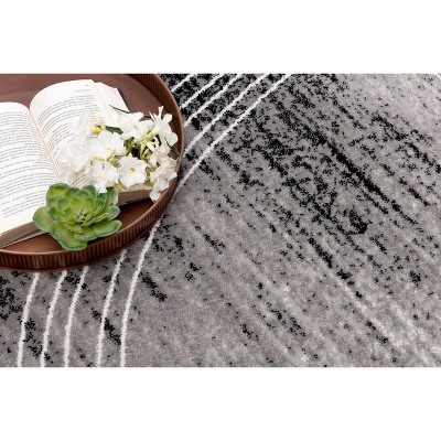 Rug Branch Modern Abstract Swirls Indoor Rug