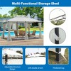 13x10 Outdoor Patio Gazebo Canopy Tent With Ventilated Double Roof And Mosquito net(Detachable Mesh Screen On All Sides) - 2 of 4