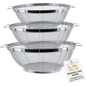 Stainless Steel Sieve, Strainers and Colanders for Kitchen - 1 of 4