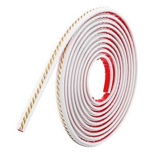 Unique Bargains Self-Adhesive PVC Mirror Wall Molding and Trim Tape - 1 of 4