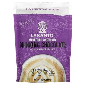 Lakanto Drinking Chocolate Powdered Drink Mix, Monkfruit Sweetened, 10 oz (283 g)