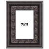 PosterPalooza | Photo Size 3.5" Wide Ornate Black Frame - UV Acrylic, Foam Board Backing, Hanging Hardware - 2 of 4