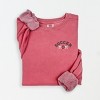 Simply Sage Market Embroidered Soccer Mom Lightweight Garment Dyed Sweatshirt - 2 of 4