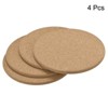 Unique Bargains Cork Round Edge Durable Soft to the Touch Coasters - 3 of 4