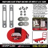 SNAP-LOC E-Track Single Cart Strap Tie-Down Anchor Kit with 2 in x 16 ft Cam 3,000 lb - 2 of 4