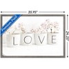 Trends International Tom Quartermaine - Love Blossom in Cups Framed Wall Poster Prints - 3 of 4