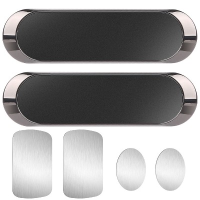 iMountek"2-Pack Universal Magnetic Car Mounts - Dashboard Phone Holder for iPhone, Galaxy, iPad"Black