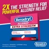 Benadryl Extra Strength Diphenhydramine Antihistamine Allergy Relief Tablets - 24ct - image 3 of 4