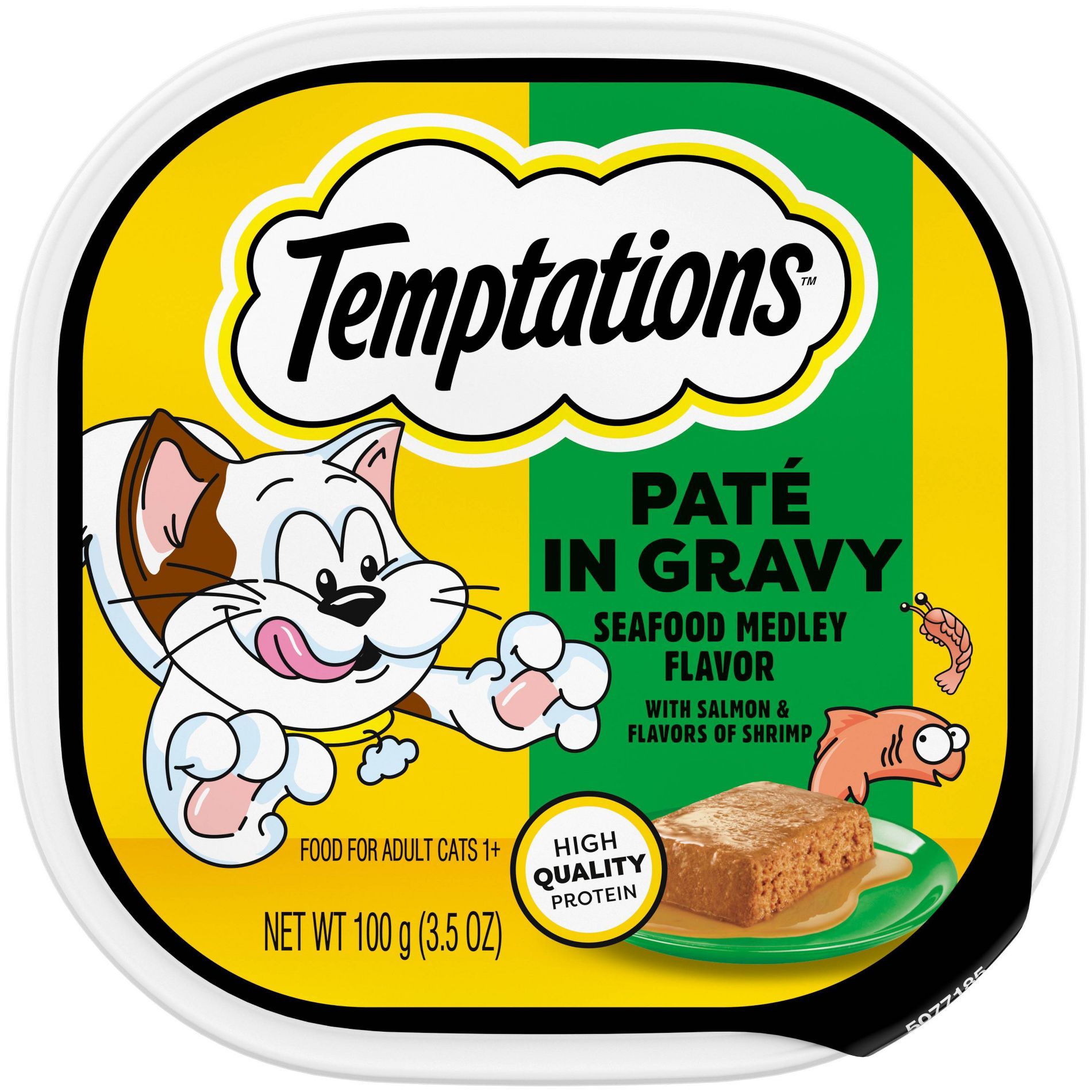Temptations Pate in Gravy Seafood Flavor Wet Cat Food - 3.5oz