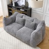 CAVINAS Bean Bag Chair with High Resilience Foam Oversized Lazy Sofa Chair Floor Chair for Dorm, Apartment, Living Room - 2 of 4