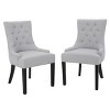 Set of 2 Hayden Tufted Dining Chairs - Christopher Knight Home - 2 of 4