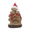 Transpac Resin 6 in. Multicolor Christmas Woodland Bear - 2 of 4