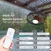 Airsurfer 23.6" Waterproof Ceiling Fan, Dimmable LED Light, Reversible Quiet Motor, Remote Control with Memory Function - 2 of 4
