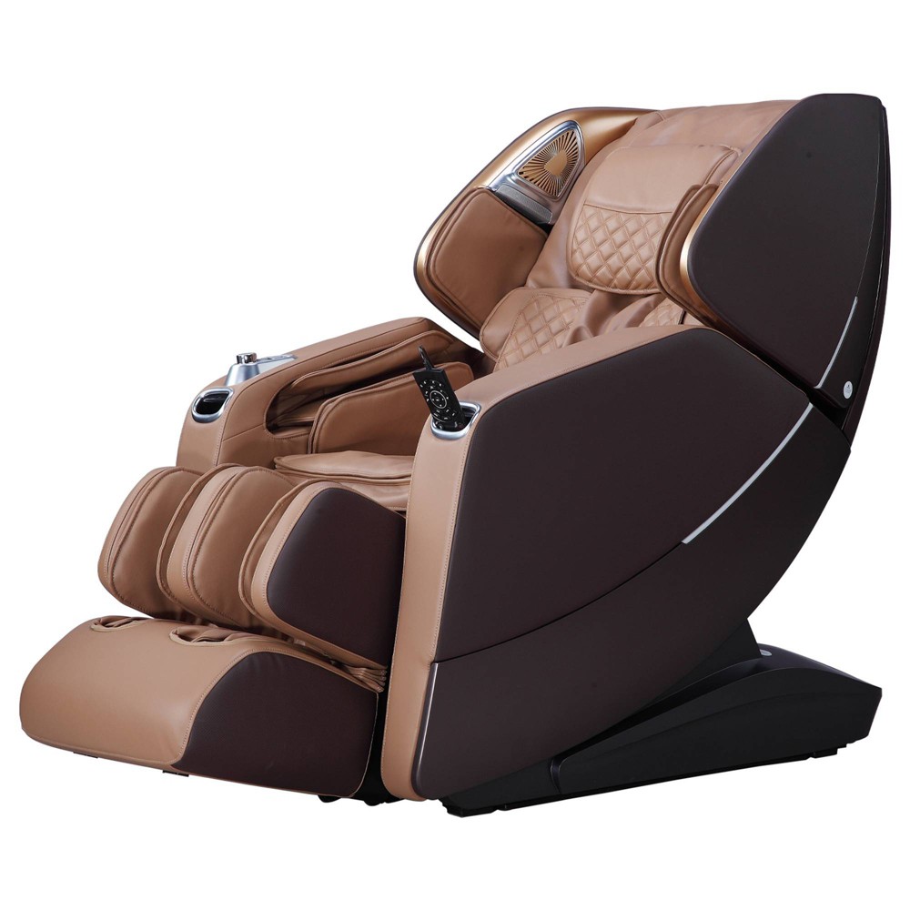 Photos - Sofa Colby Built In Usb Port Massage Reclining Chair Brown - HOMES: Inside + Ou
