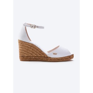 Aiguafreda Limited Edition Canvas Espadrille Sandal Wedges - 1 of 4
