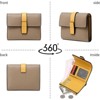 BEAFUP Small Women’s Trifold Wallet,RFID Blocking PU Leather Compact Wallet with 5 Card Slots, Zippered Coin Pocket for Everyday Use - 3 of 4