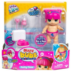 Little Live Bizzy Bubs Season Baby Playset - Clever Chloe - Potty Time - 1 of 4