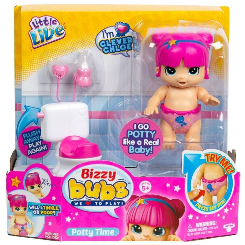 Little Live Bizzy Bubs Season Baby Playset - Clever Chloe - Potty Time, 1 of 8