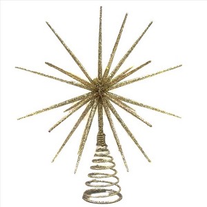 Celebrations Home Gold Burst Tree Topper 14 in. (Case of 4) - 1 of 1
