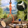 VEVOR Log Skidding Tongs, 18 inch 2 Claw Log Lifting Tongs, Heavy Duty Rotating Steel Lumber Skidding Tongs, 772 lbs/350 kg Loading Capacity - 4 of 4