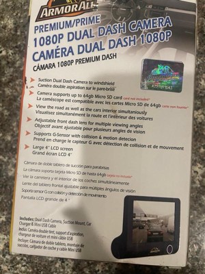 High Definition 1080p Dual Dashboard Camera - Armor All