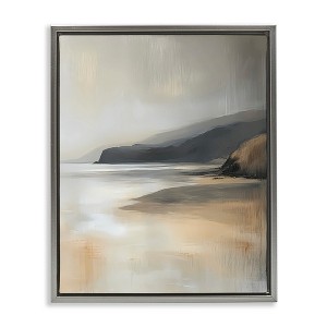 Stupell Industries Peachy Paynes Cove Floating Frame Canvas Art - 1 of 4