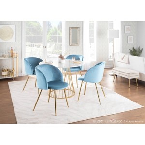 Set of 2 Fran Contemporary Dining Chairs - LumiSource - 1 of 4