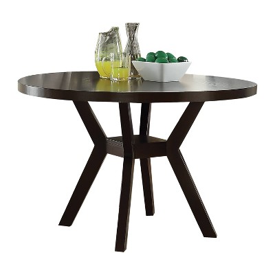 Drake Dining Table Wood/Espresso - Acme Furniture