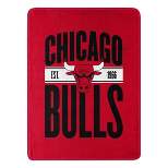 NBA Chicago Bulls Micro Fleece Throw Blanket