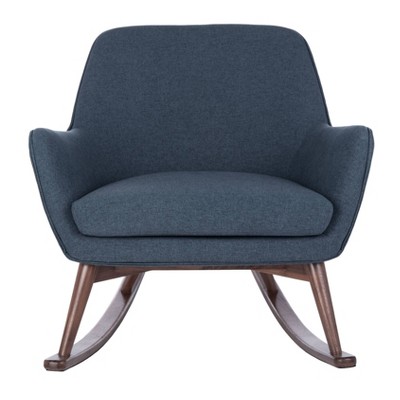 Mack Mid-Century Rocking Chair Blue - Safavieh