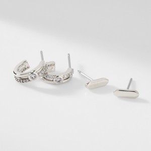 AJOA WYTHE STUD AND C HOOP EARRING SET - 1 of 1
