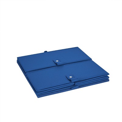 Blue Fabric Collapsible Kids' Storage Cube Set