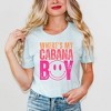 Simply Sage Market Women's Where's My Cabana Boy Short Sleeve Graphic Tee - L - IceBlue - 2 of 3
