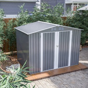 Mlmh & Kngwa 72.4"H Outdoor Waterproof Garden Tool Storage Sheds - 1 of 4