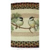 Earth Rugs Chickadee Oval Placemat 13"x19" Braided Jute Rustic Table Decor - 2 of 3