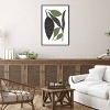 23" x 33" Seasons Black and Green by Statement Goods Framed Canvas Wall Art Print - Amanti Art: Modern Lithograph, Botanical Theme - 4 of 4