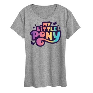 Women's - My Little Pony - Gradient Logo- Women's Short Sleeve Graphic T-Shirt Short Sleeve Graphic T-Shirt - 1 of 4