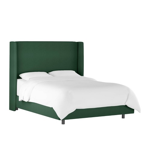 Full Wingback Bed Mystere Jade Skyline Furniture