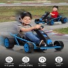 24V Go Kart for Kids 8-13, 8.1MPH High Speed with Dual 300W Motors for Drifting,9Ah Battery, 155lbs Max Load, with Music - 2 of 4