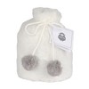 Lambs & Ivy 5 Piece Gray/White Plush Infant/Newborn Baby Gift Bag w/ Swaddle - 3 of 4