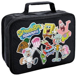 Spongebob Stickers Under The Sea Insulated Soft Sided Lunch Box - 1 of 4