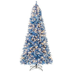 Resenkos 7-Ft Artificial Christmas Tree with 767 Snowy Branch Tips - - 1 of 4